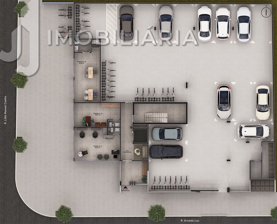 Cobertura para venda no Ingleses do Rio Vermelho em Florianopolis com 59,89m² por R$ 684.700,25
