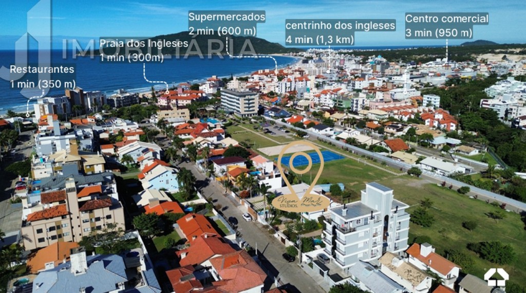 Apartamento para venda no Ingleses do Rio Vermelho em Florianopolis com 24m² por R$ 369.000,00