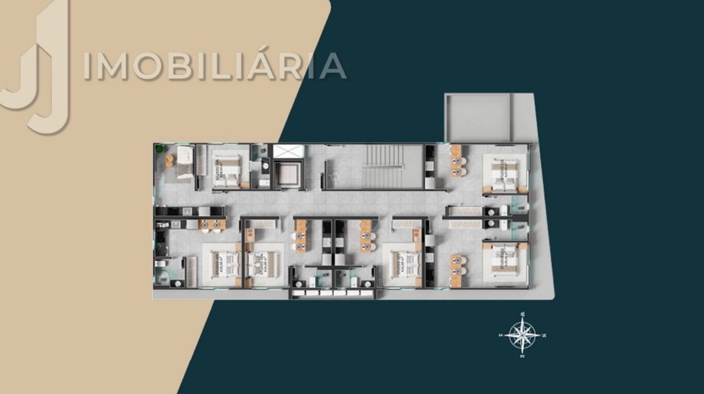Apartamento para venda no Ingleses do Rio Vermelho em Florianopolis com 24m² por R$ 369.000,00