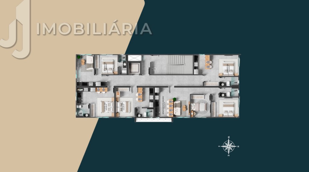 Apartamento para venda no Ingleses do Rio Vermelho em Florianopolis com 24m² por R$ 369.000,00