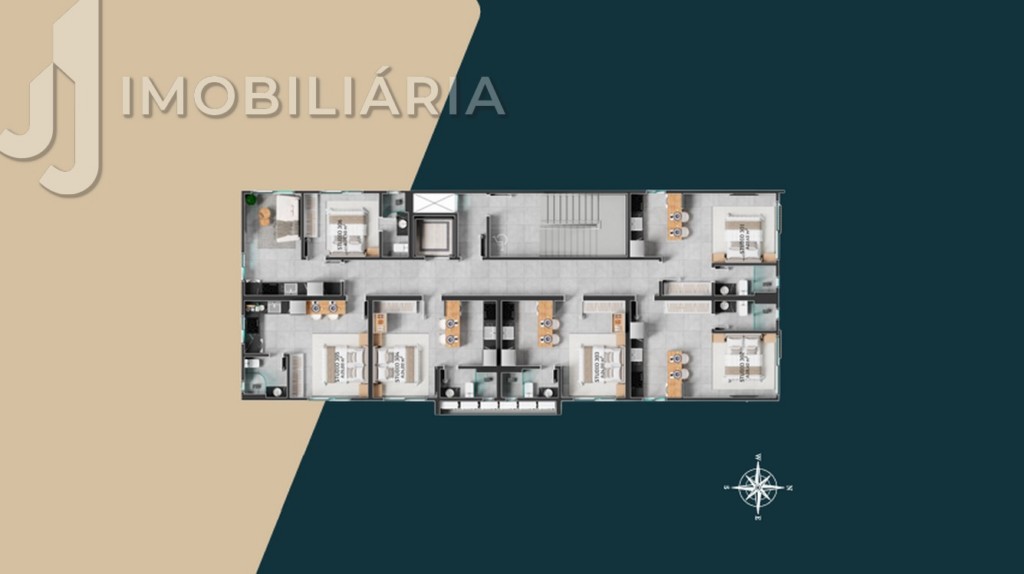 Apartamento para venda no Ingleses do Rio Vermelho em Florianopolis com 24m² por R$ 369.000,00