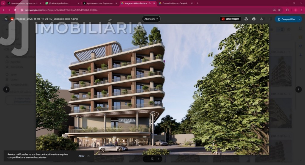 Apartamento para venda no Canasvieiras em Florianopolis com 73,7m² por R$ 1.016.000,00