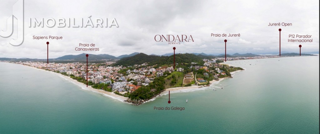 Apartamento para venda no Canasvieiras em Florianopolis com 73,7m² por R$ 1.016.000,00