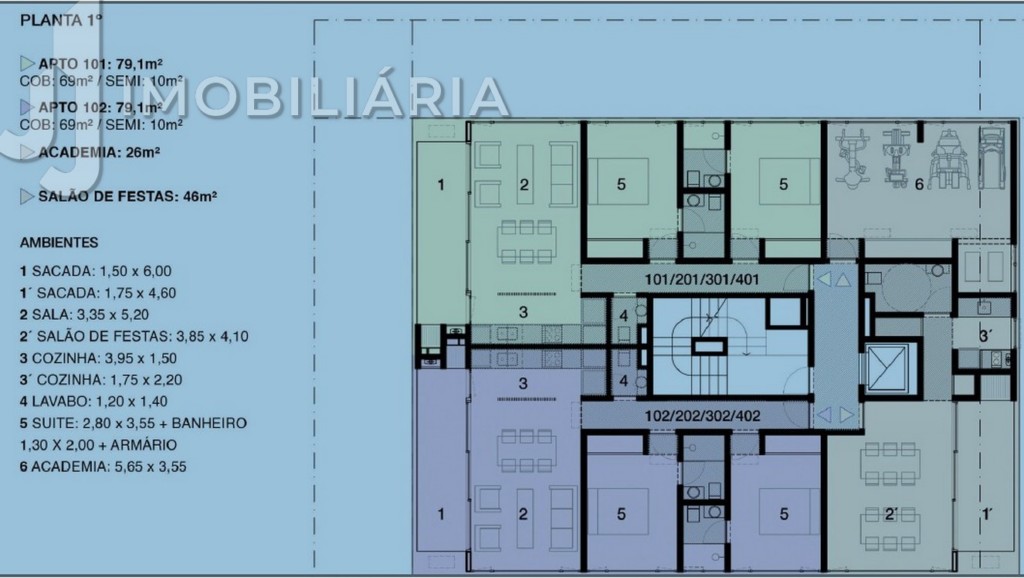 Cjto Comercial_sala para venda no Ingleses do Rio Vermelho em Florianopolis com 44m² por R$ 883.000,00