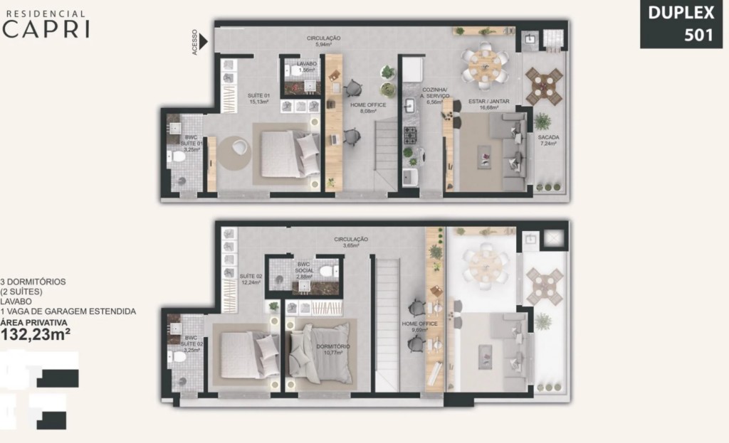 Apartamento para venda no Ingleses do Rio Vermelho em Florianopolis com 144,23m² por R$ 1.225.374,00