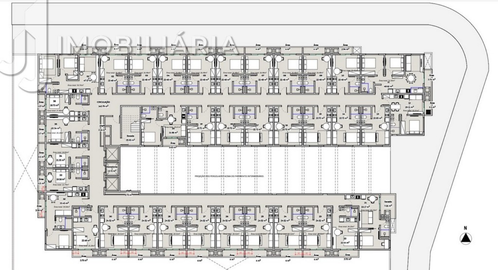 Cjto Comercial_sala para venda no Ingleses do Rio Vermelho em Florianopolis com 71,57m² por R$ 837.215,00