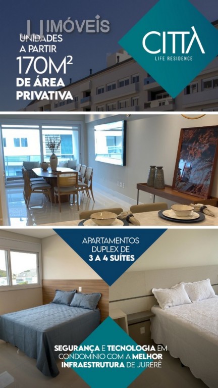 Apartamento para venda no Jurere Internacional em Florianopolis com 411,74m² por R$ 4.635.000,00