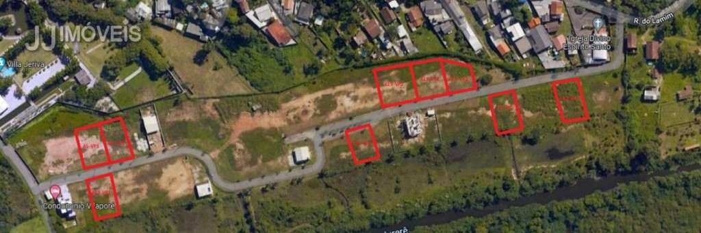 Terreno para venda no Canasvieiras em Florianopolis com 1.053,2m² por R$ 531.000,00