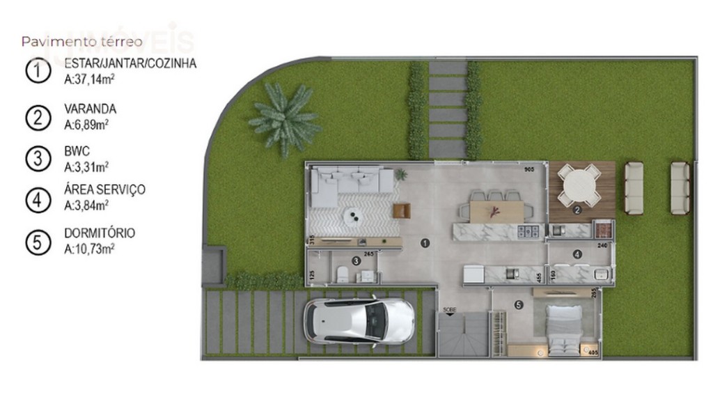 Casa Residencial para venda no Cachoeira do Bom Jesus em Florianopolis com 360m² por R$ 1.750.000,00