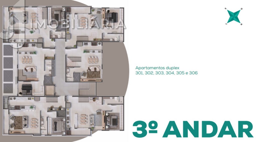 Apartamento para venda no Cachoeira do Bom Jesus em Florianopolis com 154,79m² por R$ 799.495,20