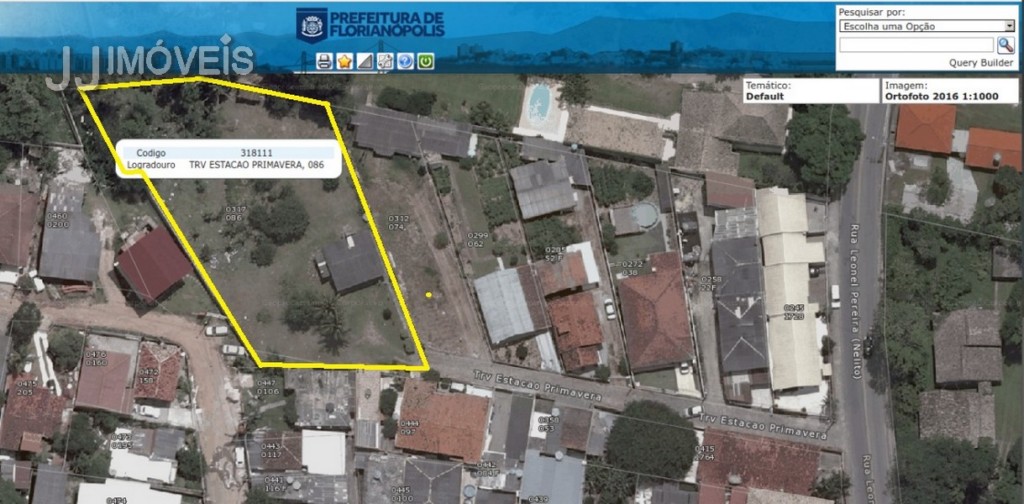 Terreno para venda no Cachoeira do Bom Jesus em Florianopolis com 2.000m² por R$ 3.900.000,00