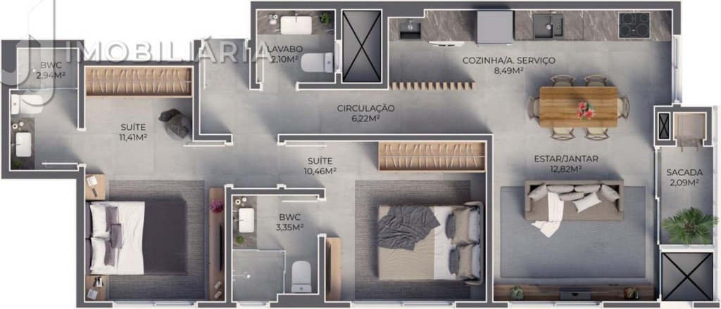 Apartamento para venda no Ingleses do Rio Vermelho em Florianopolis com 105,28m² por R$ 825.000,00