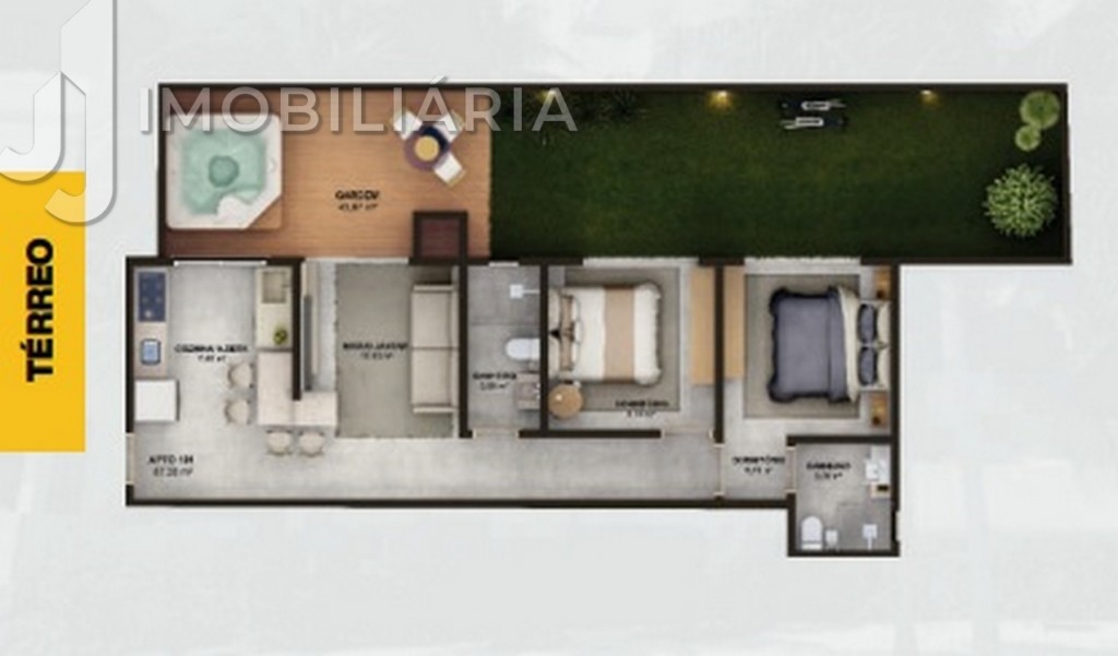 Apartamento para venda no Ingleses do Rio Vermelho em Florianopolis com 74,67m² por R$ 499.000,00