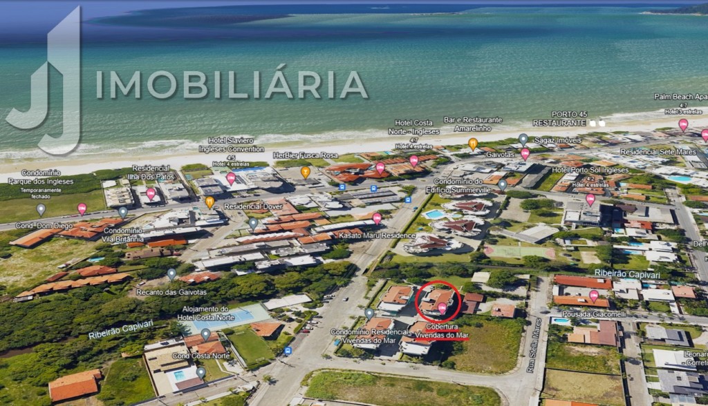 Cobertura para venda no Ingleses do Rio Vermelho em Florianopolis com 224,47m² por R$ 1.200.000,00 Cobertura para venda no Ingleses do Rio Vermelho em Florianopolis com 224,47m² por R$ 1.200.000,00