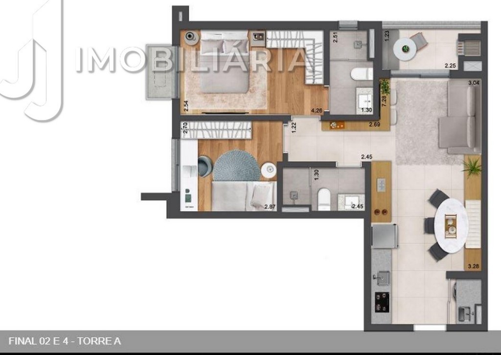 Apartamento para venda no Saco Grande em Florianopolis com 65,39m² por R$ 894.700,00 Apartamento para venda no Saco Grande em Florianopolis com 65,39m² por R$ 894.700,00