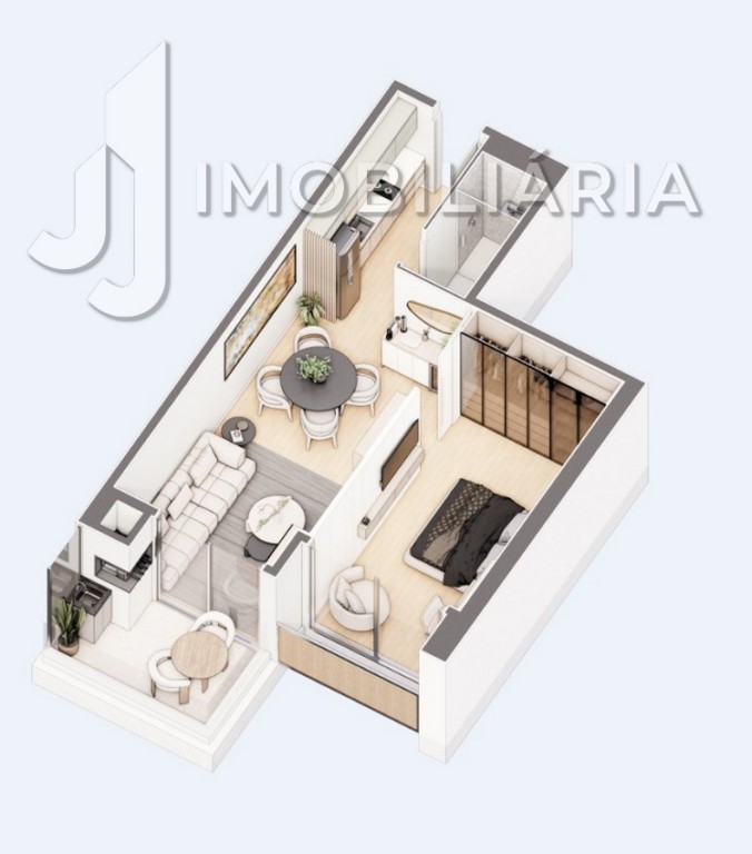 Apartamento para venda no Cachoeira do Bom Jesus em Florianopolis com 47,55m² por R$ 532.960,00