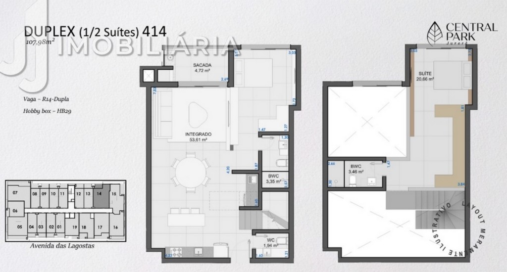 Apartamento para venda no Jurere Internacional em Florianopolis com 141,7m² por R$ 1.626.685,88