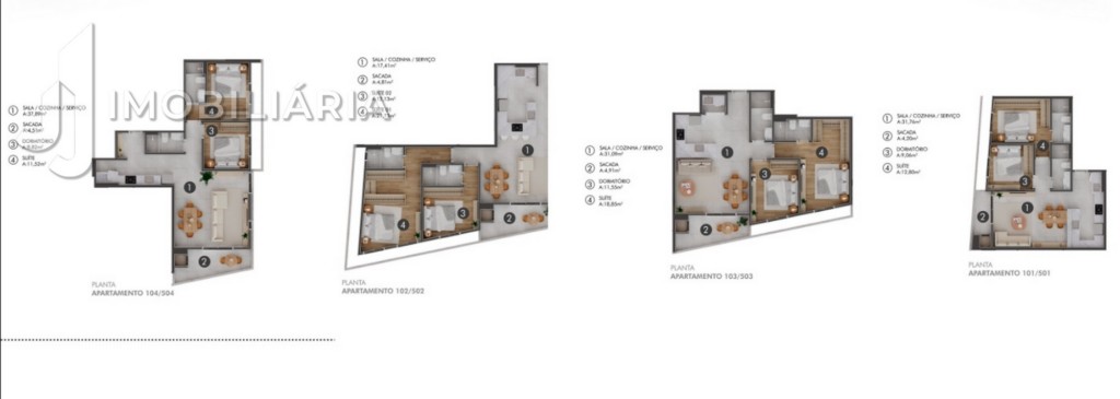 Apartamento para venda no Ingleses do Rio Vermelho em Florianopolis com 93,15m² por R$ 929.171,00
