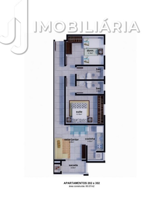 Apartamento para venda no Ingleses do Rio Vermelho em Florianopolis com 72m² por R$ 330.000,00