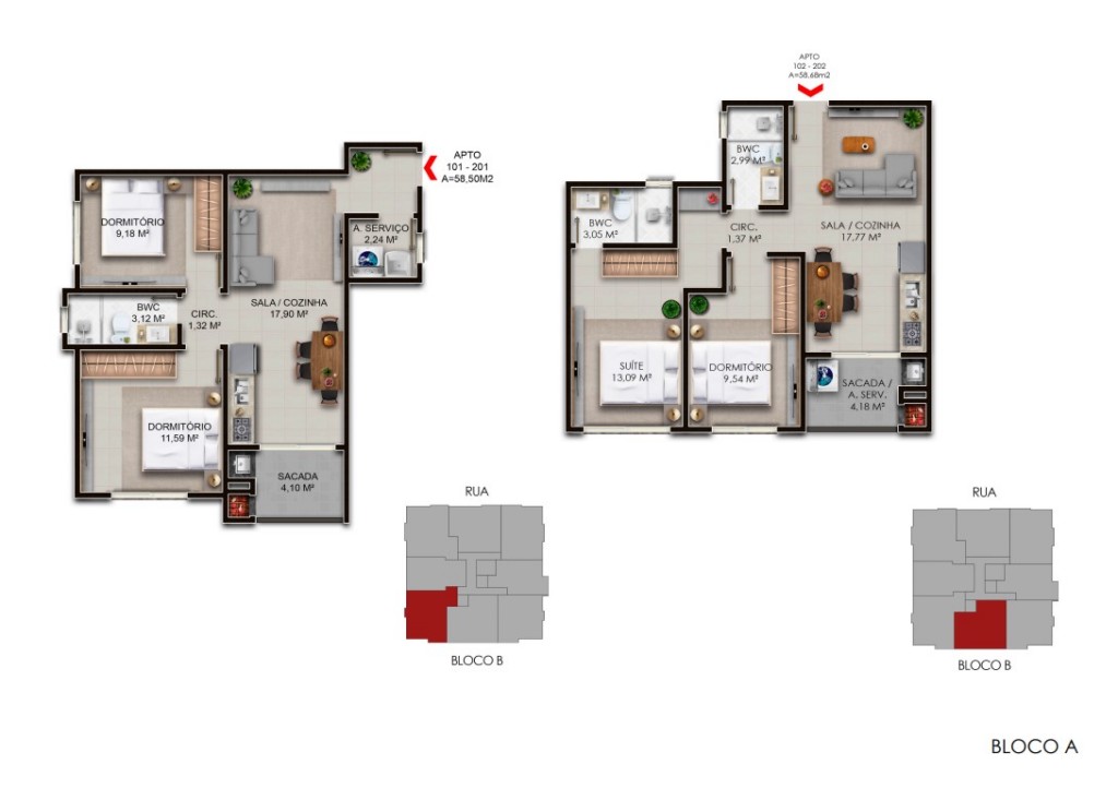 Cobertura para venda no Ingleses do Rio Vermelho em Florianopolis com 106m² por R$ 568.500,00