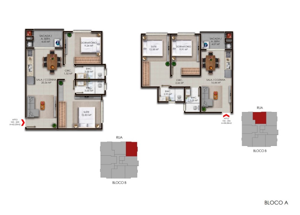Cobertura para venda no Ingleses do Rio Vermelho em Florianopolis com 106m² por R$ 568.500,00