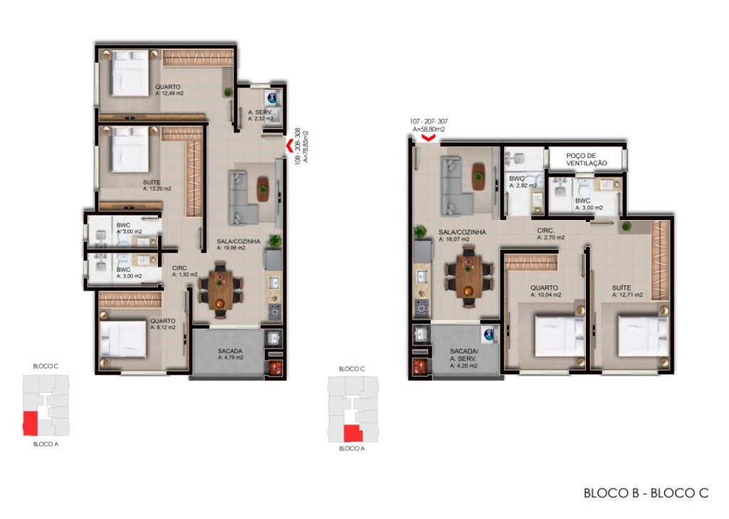 Cobertura para venda no Ingleses do Rio Vermelho em Florianopolis com 106m² por R$ 568.500,00