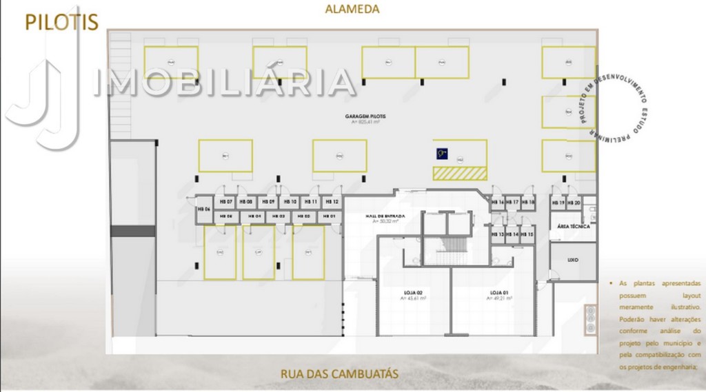 Apartamento para venda no Jurere em Florianopolis com 205,52m² por R$ 1.939.035,65