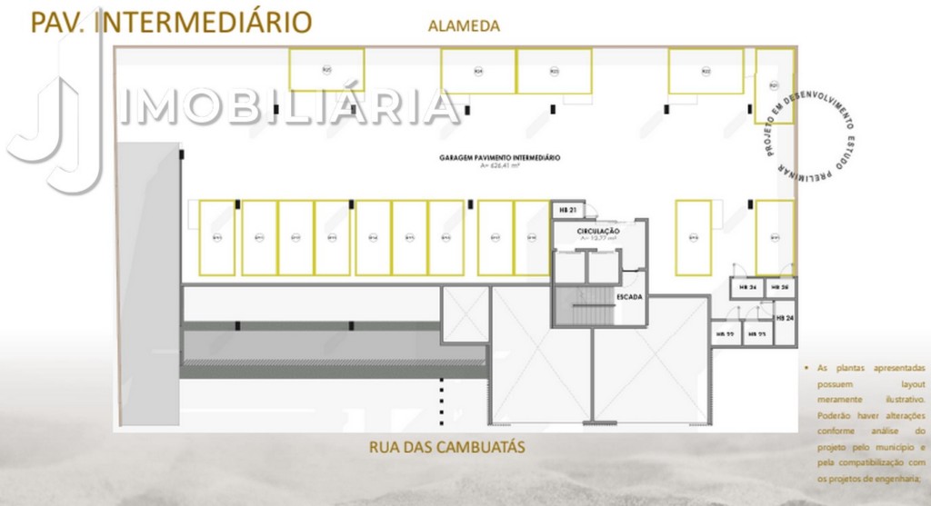 Apartamento para venda no Jurere em Florianopolis com 43,45m² por R$ 468.387,74
