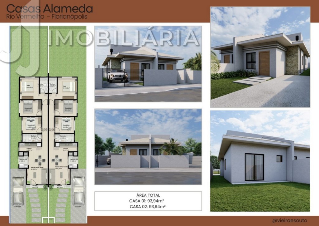 Casa Residencial para venda no Sao Joao do Rio Vermelho em Florianopolis com 93m² por R$ 695.000,00