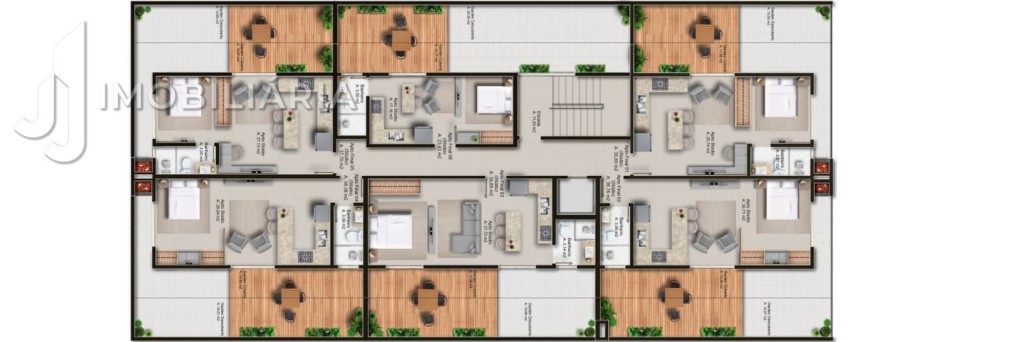Apartamento para venda no Canasvieiras em Florianopolis com 68,31m² por R$ 669.486,00