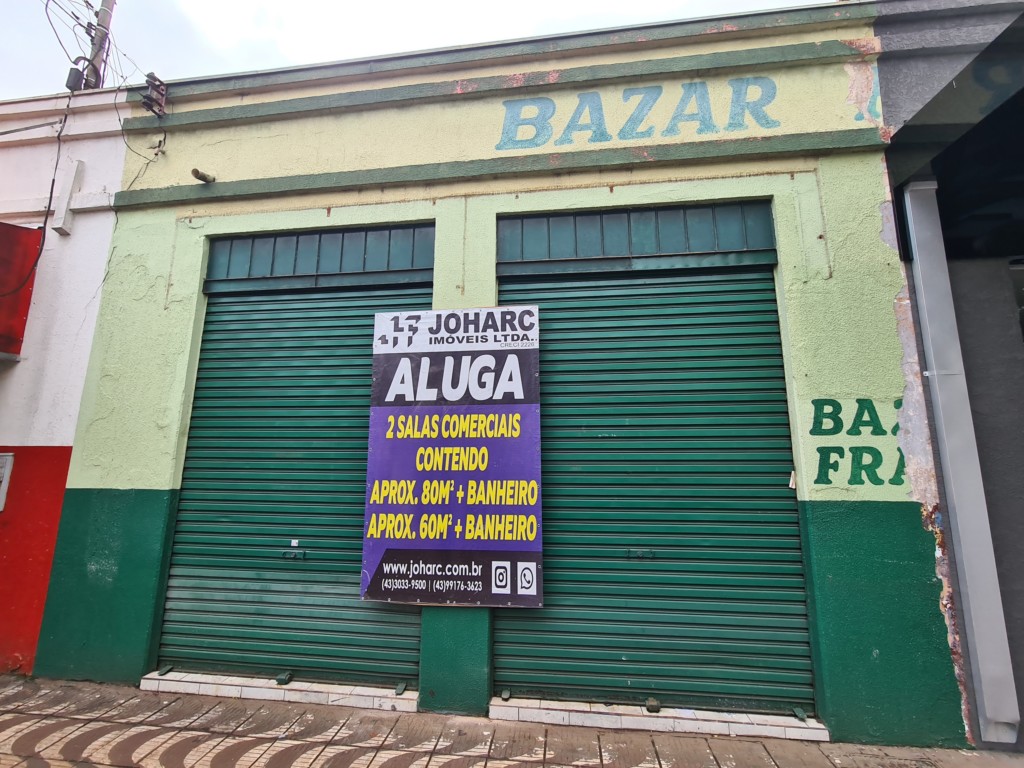 Sala Comercial para locacao no Centro em Apucarana com 60m² por R$ 2.400,00