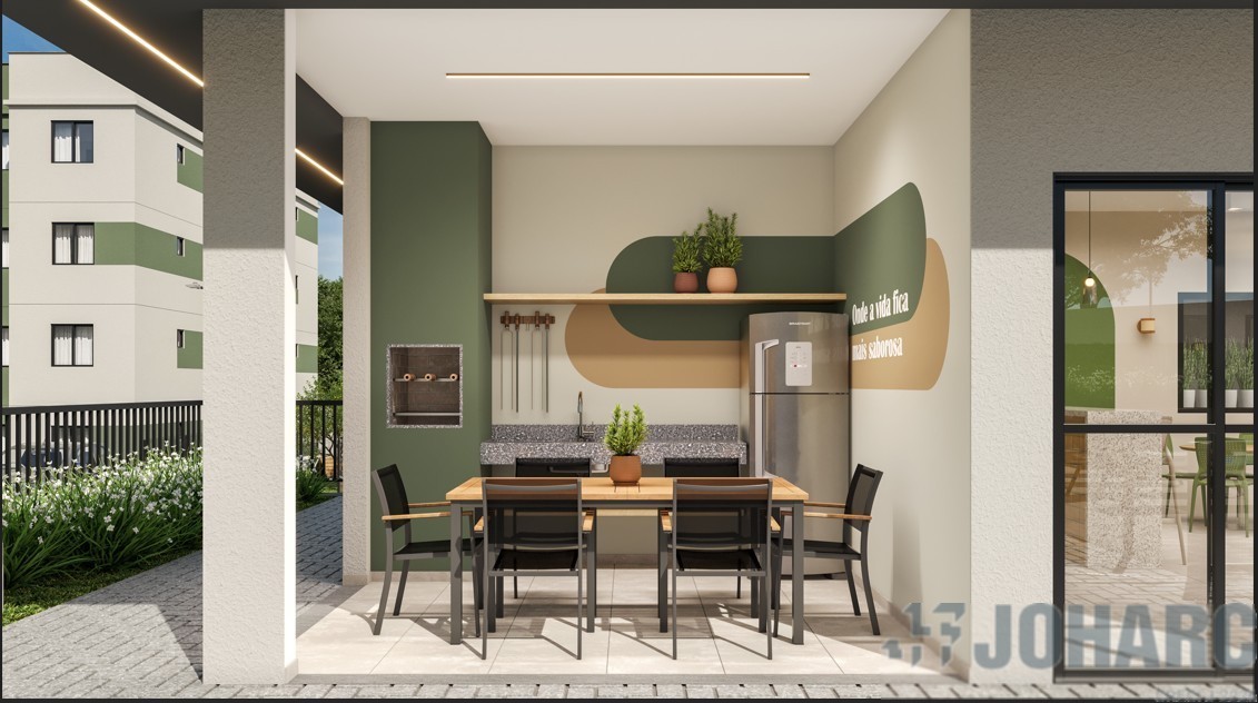 Apartamento para venda no Nucleo Habitacional Castelo Branco em Apucarana com 40,78m² por R$ 205.990,00