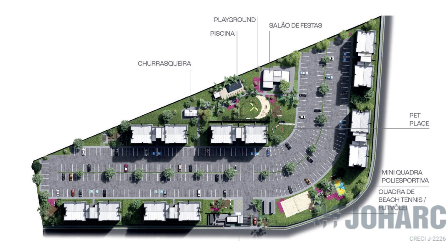 Apartamento para venda no Recanto das Araras em Apucarana com 0m² por R$ 228.000,00