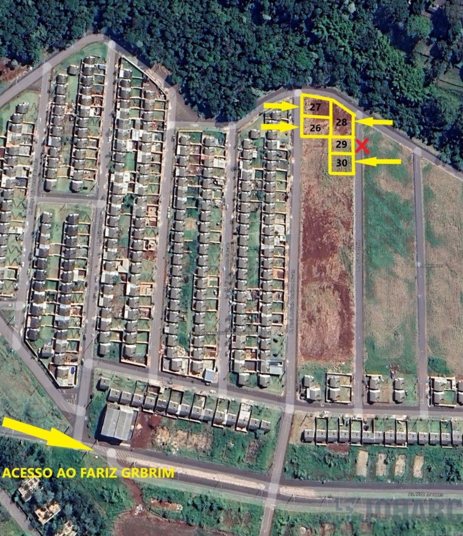 Terreno para venda no Conj Hab Fariz Gebrim em Apucarana com 224,04m² por R$ 38.000,00