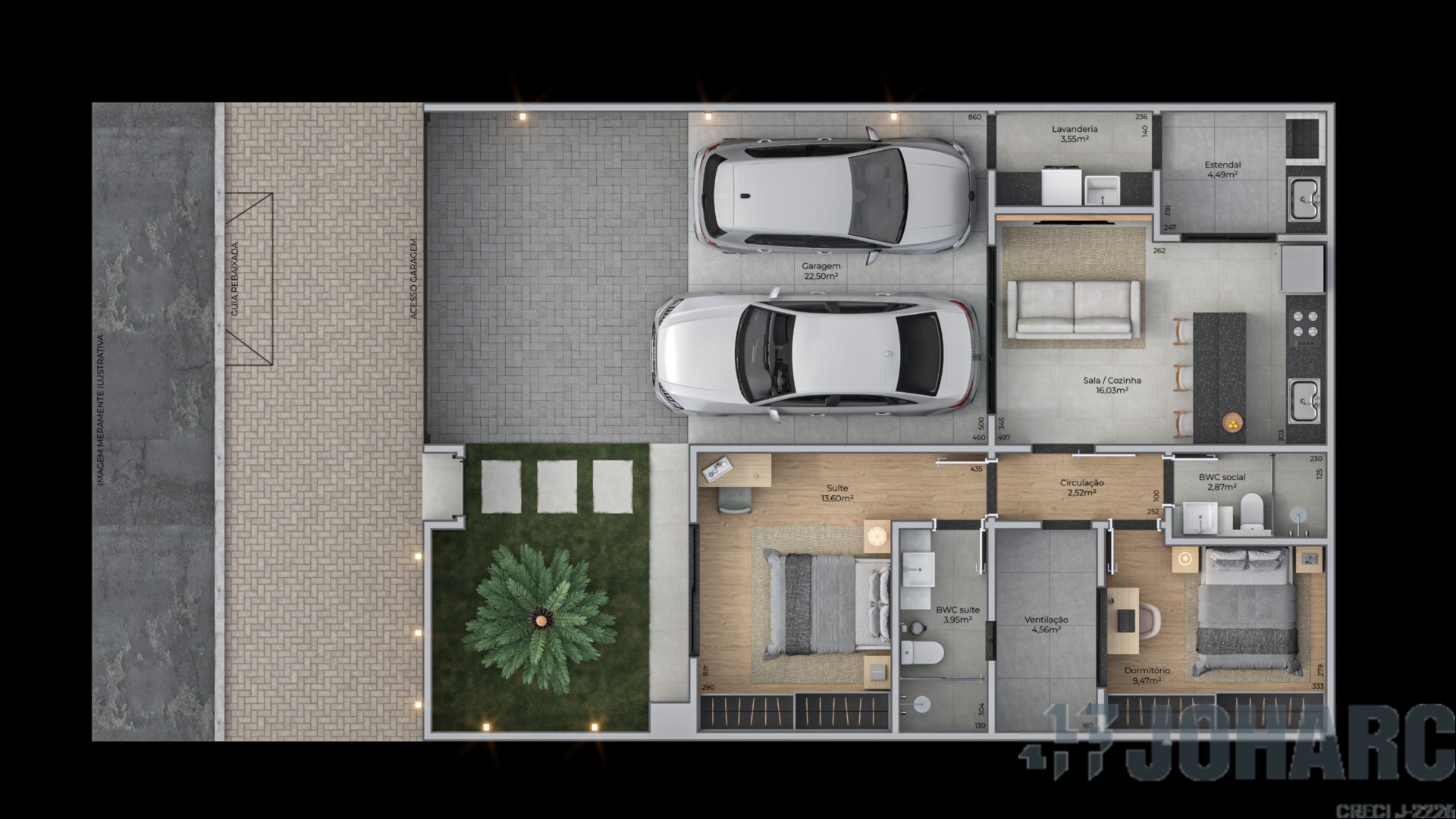 Casa Residencial para venda no Loteamento Residencial Veneza em Apucarana com 132m² por R$ 375.000,00
