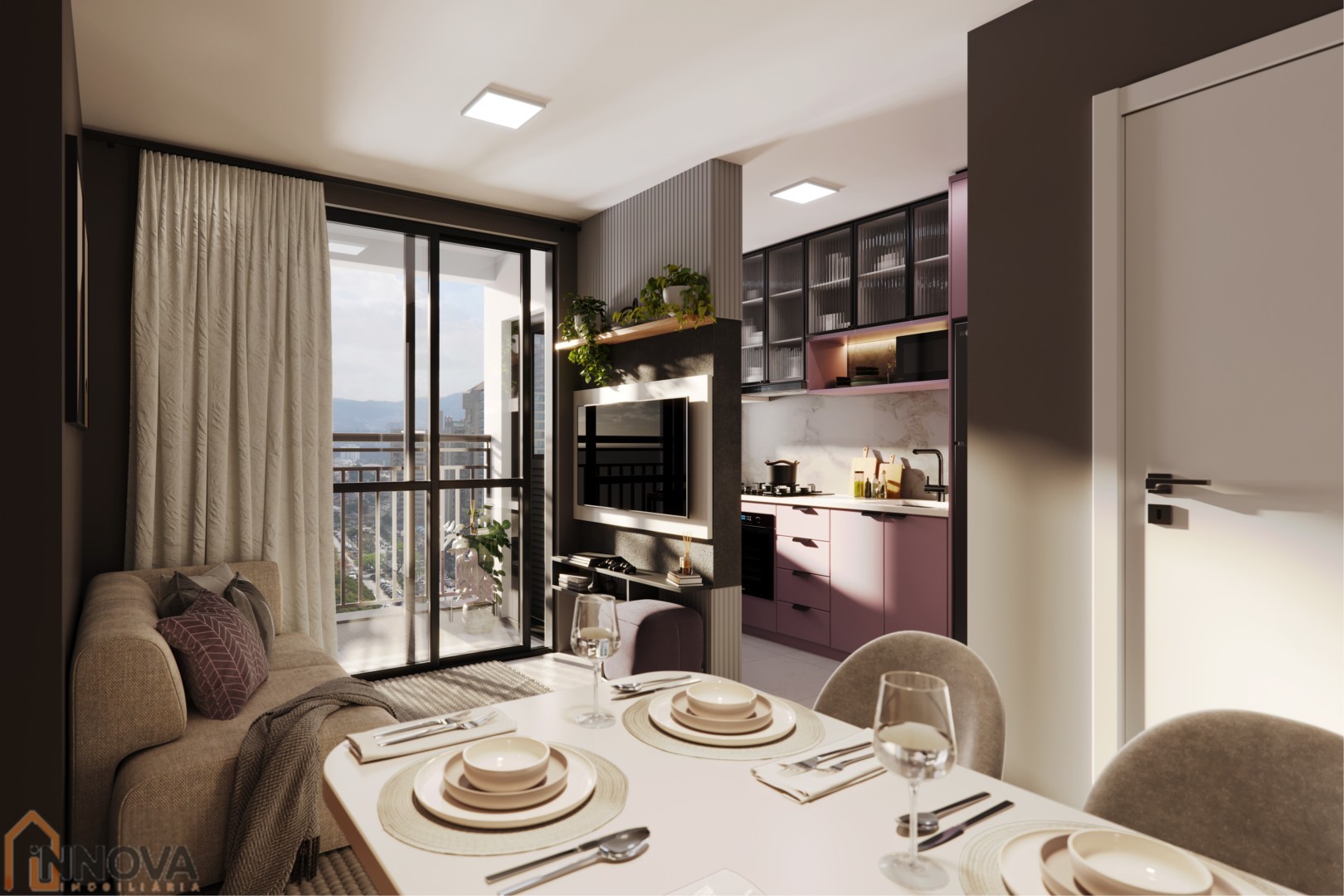 Apartamento para venda no Prado Velho em Curitiba com 47m² por R$ 378.531,30