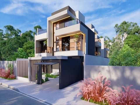 Sobrado para venda no Jardim das Americas em Curitiba com 208m² por R$ 1.290.000,00