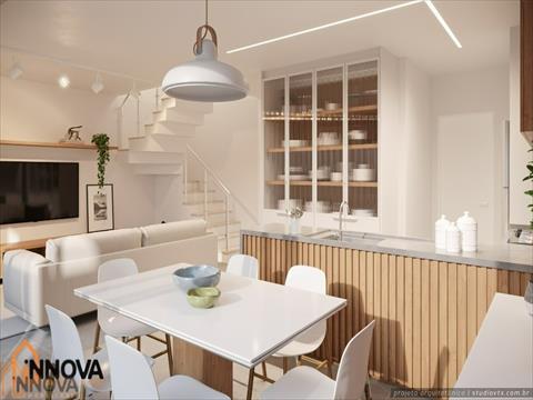 Sobrado em Condomínio para venda no Xaxim em Curitiba com 175m² por R$ 1.290.000,00