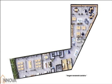 Sobreloja para venda no Portao em Curitiba com 744m² por R$ 4.928.625,39
