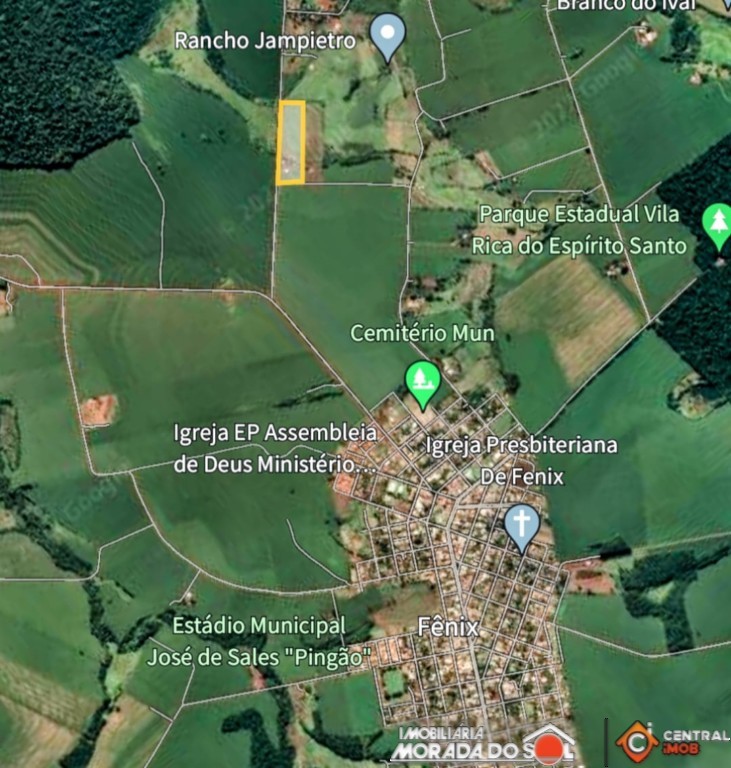 Sítio Rural para venda no Centro em Fenix com 48.400m² por R$ 750.000,00