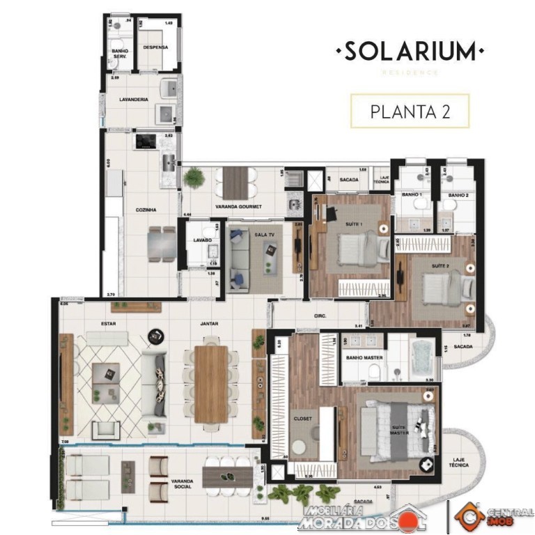 Apartamento para venda no Zona 01 em Maringa com 340m² por R$ 1.950.000,00