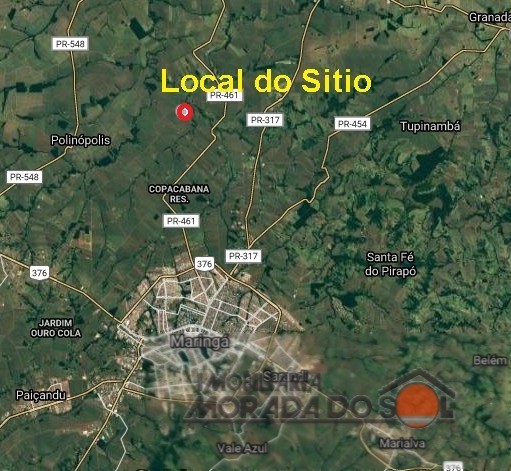 Sítio Rural para venda no Conjunto Residencial Santa Terezinh em Maringa com 472.850m² por R$ 4.500.000,00