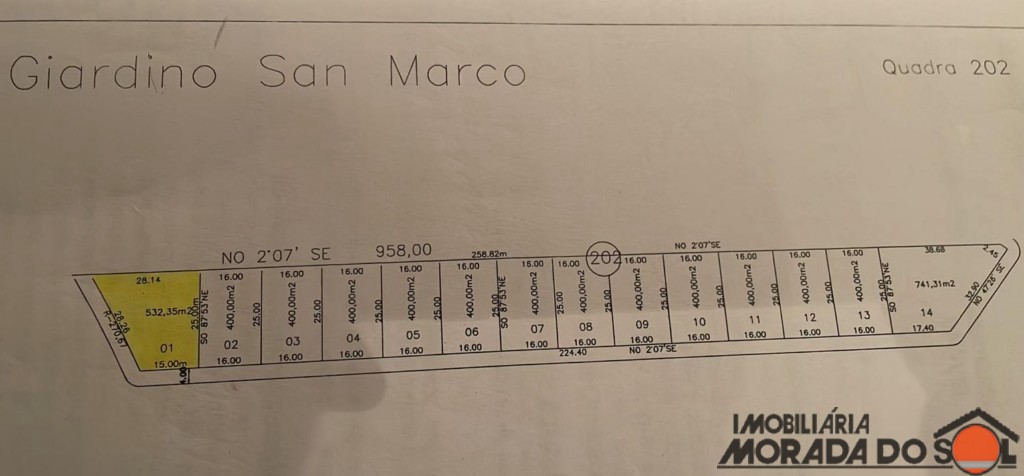 Terreno para venda no Giardino San Marco em Maringá com 535,32m² por R$ 495.000,00