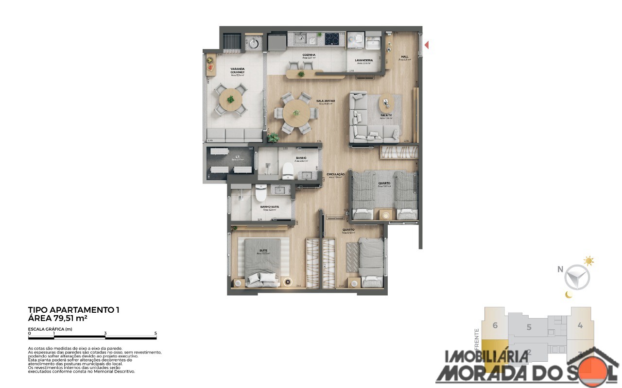 Apartamento para venda no bairro Vila Marumby de Maringá - Foto 14