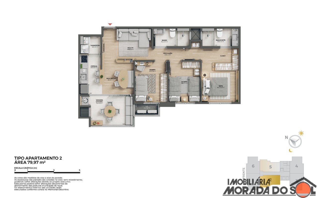 Apartamento para venda no bairro Vila Marumby de Maringá - Foto 16