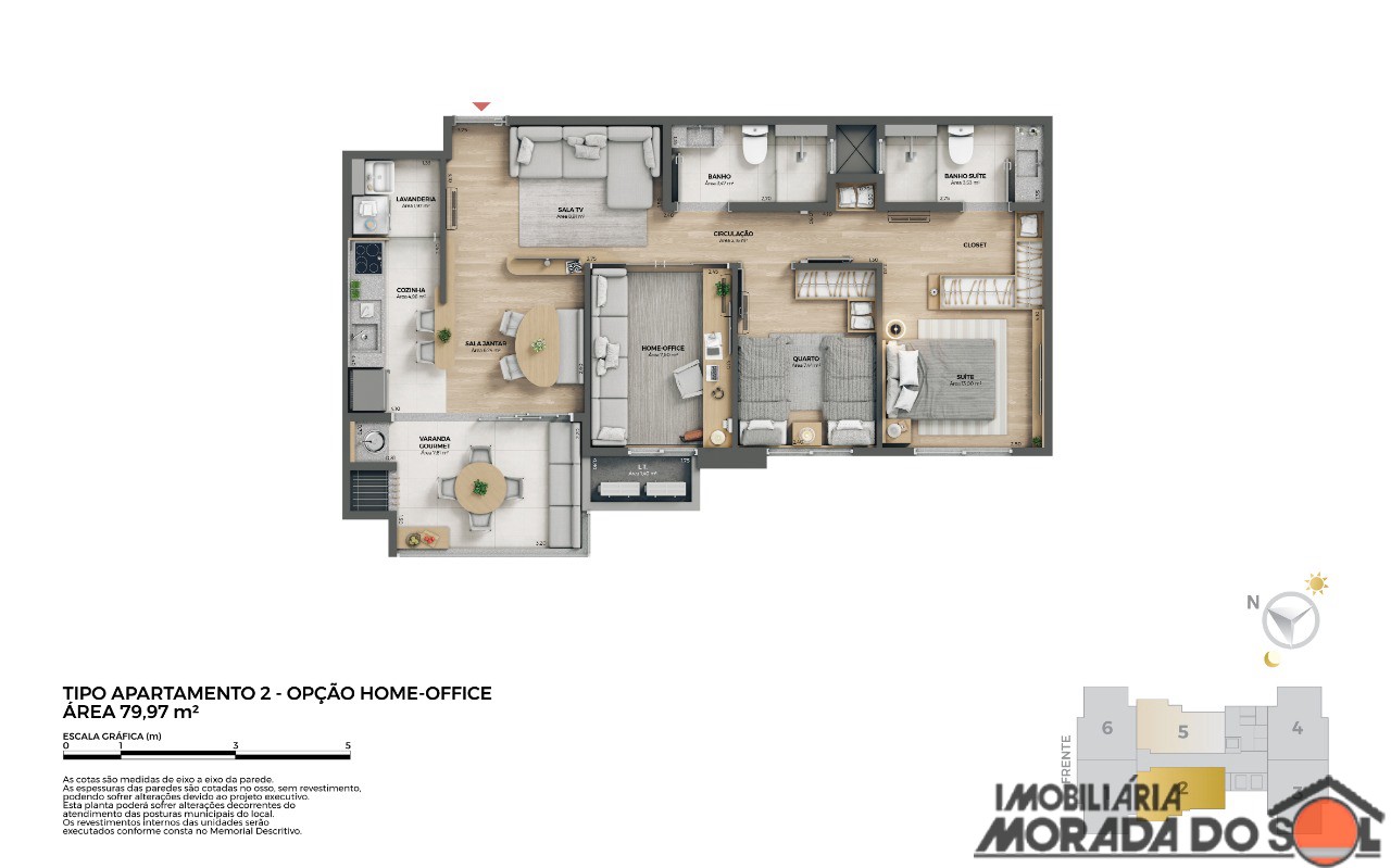 Apartamento para venda no bairro Vila Marumby de Maringá - Foto 22