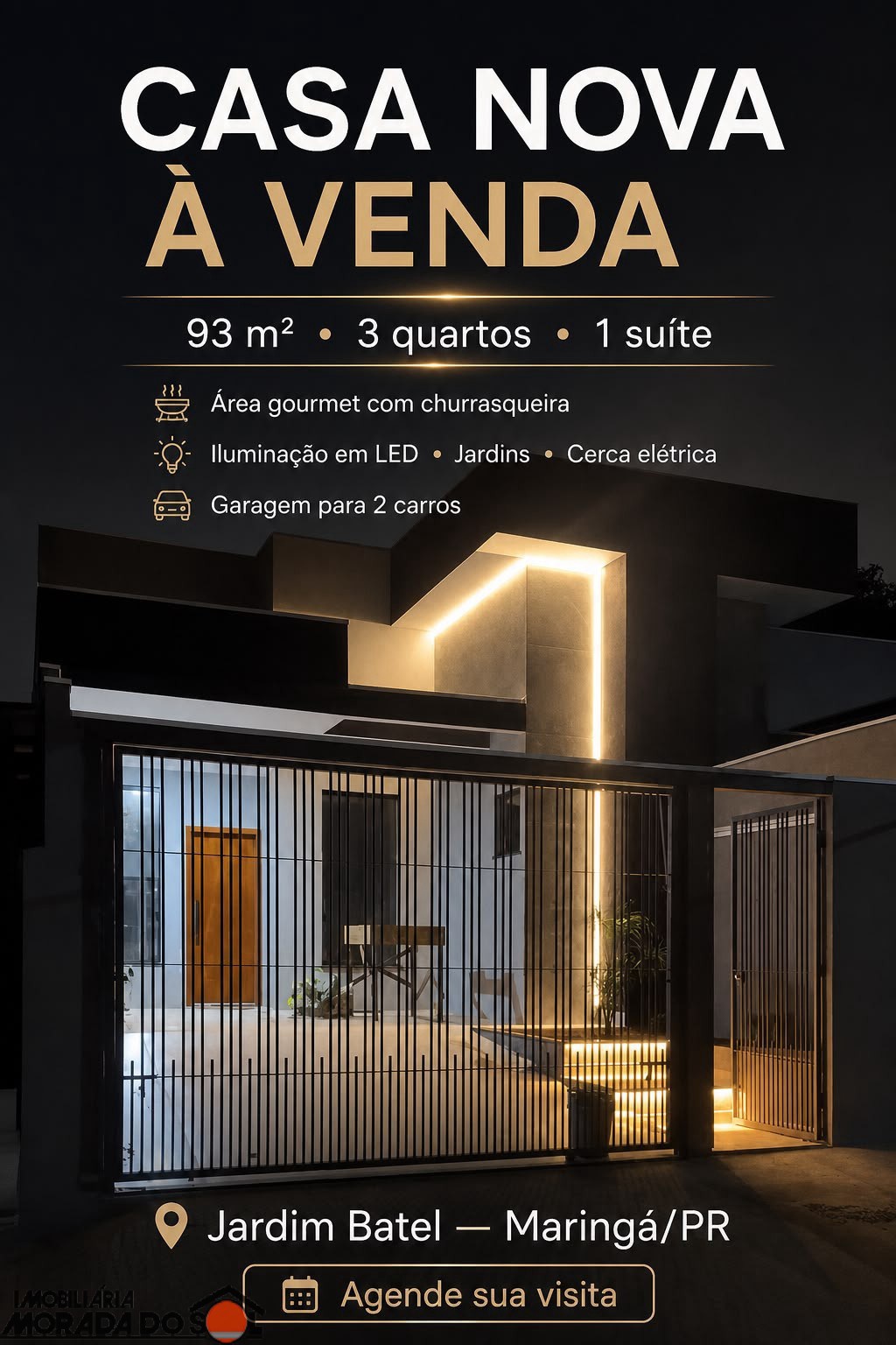 Casa Residencial para venda no Conjunto Residencial Branca Vieira em Maringá com 93m² por R$ 0,00