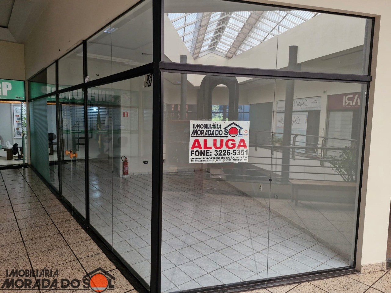 Cjto Comercial_sala para locacao no Zona 01 Centro em Maringá com 24m² por R$ 1.250,00