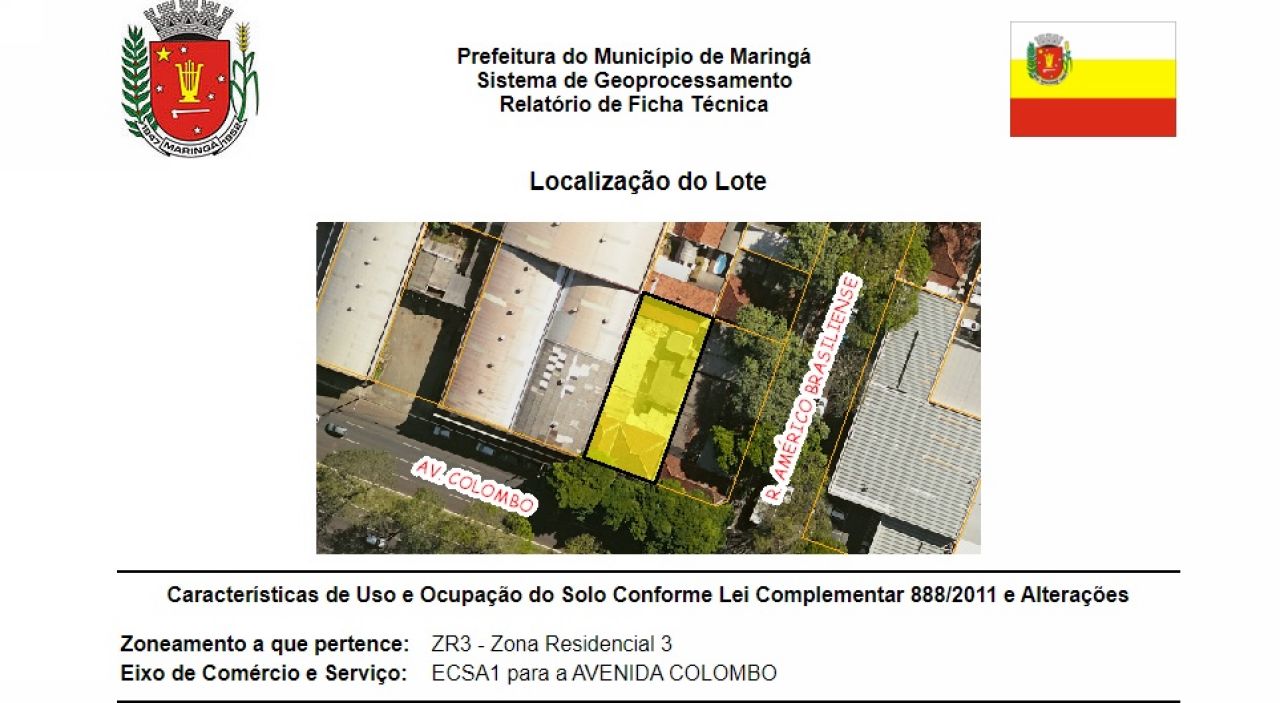 Terreno para venda no Zona 07 em Maringá com 600m² por R$ 2.400.000,00