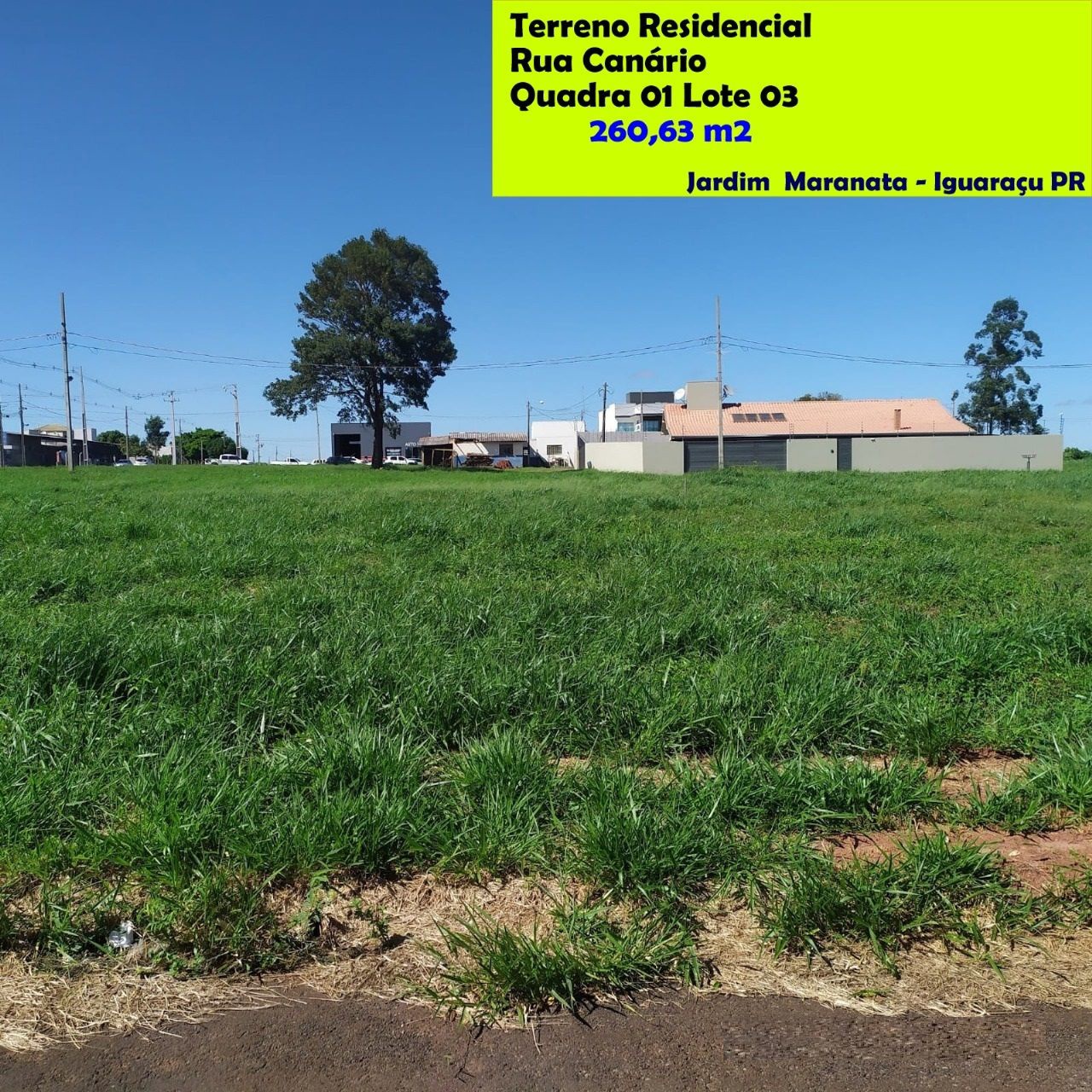 Terreno para venda no Jardim Maranata em Iguaraçu com 260,63m² por R$ 75.000,00